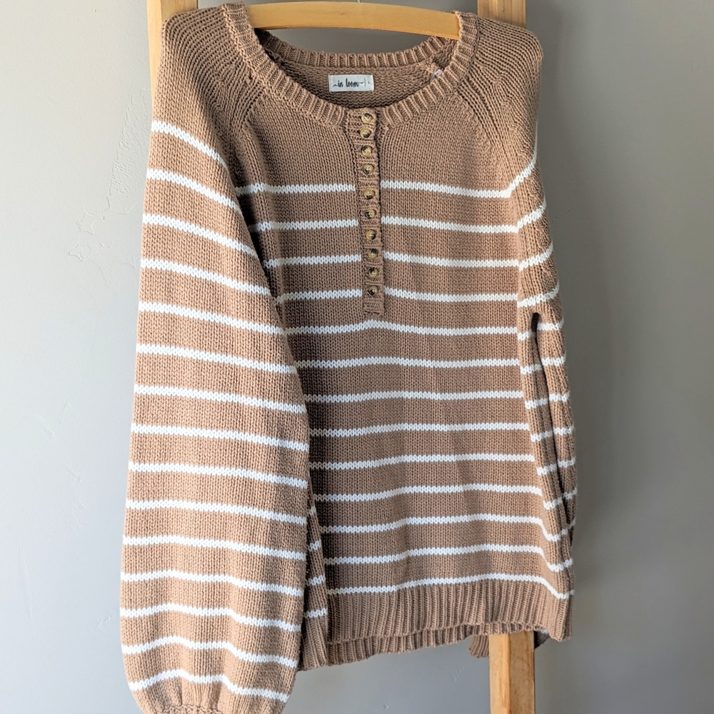 In Loom knit sweater